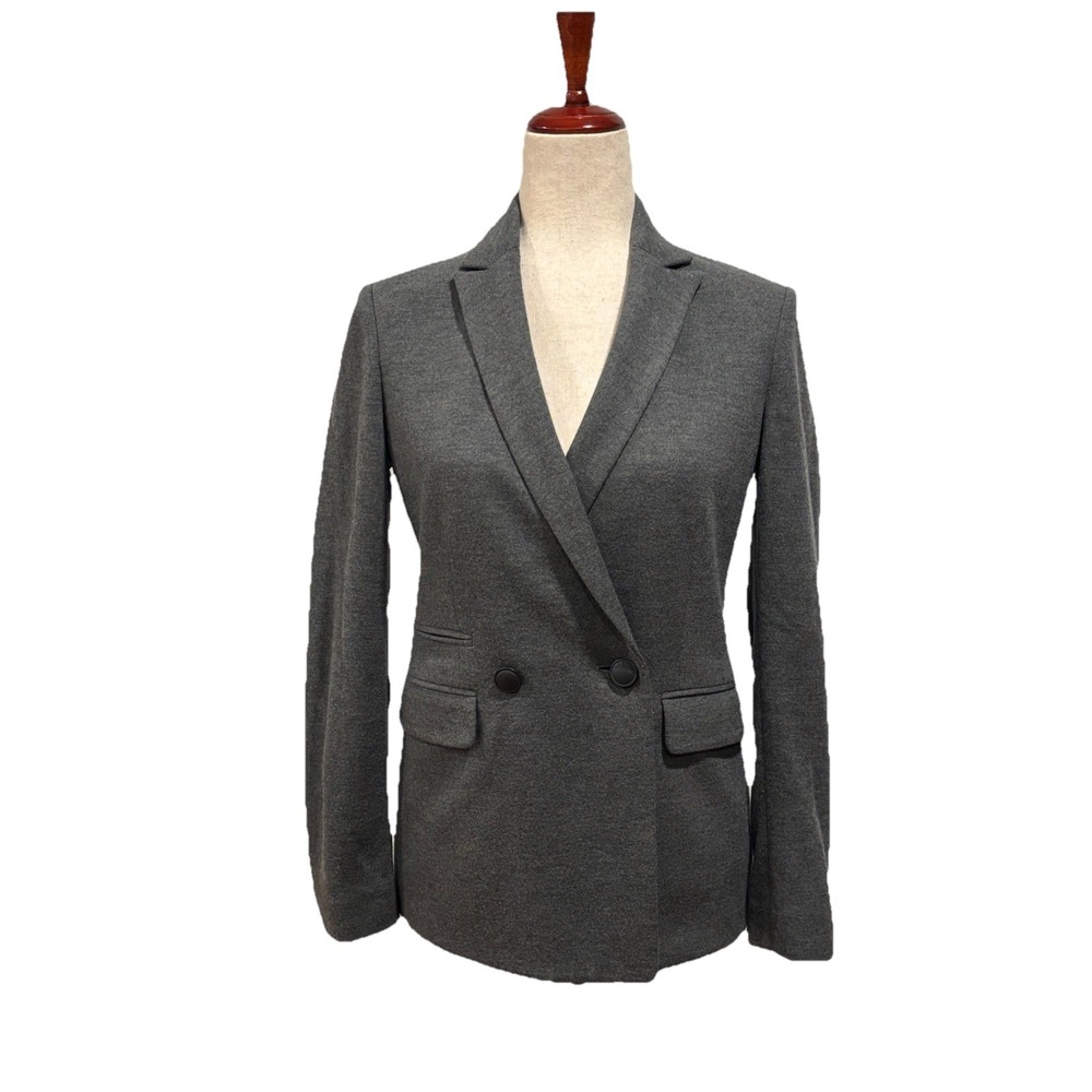 Rag & Bone Takisada Osaka‎ Superfine Japanese Knit Wool Blazer Gray Women's 0